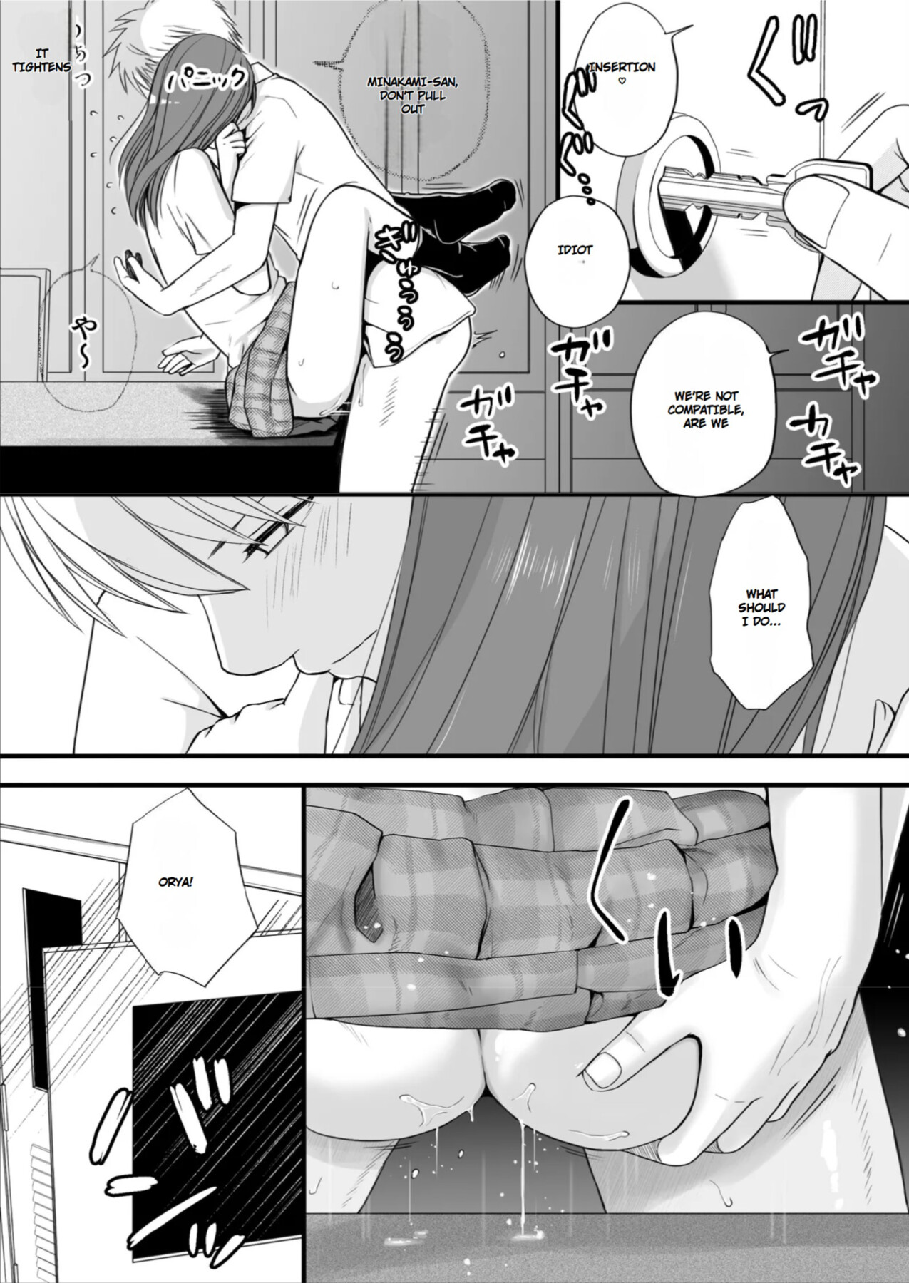 Hentai Manga Comic-You Said It'd Just Be Grinding... But You Ended up Slipping It In. Now I'm Just the Top Student's Toy 3.-Read-40